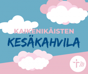 Piirroskuvassa vaaleanpunaisia hattarapilviä.