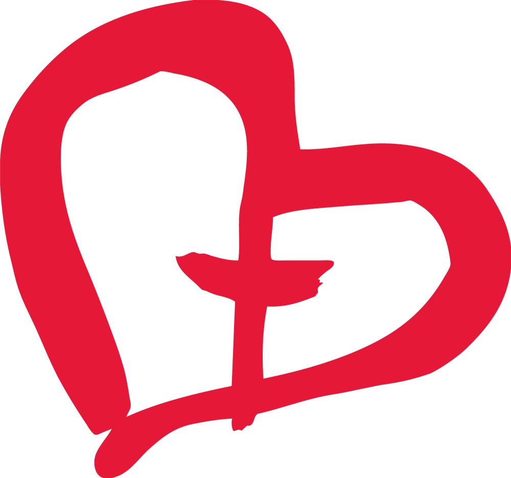 Yhteisvastuun punainen sydänlogo ja linkki Yhteisvastuun verkkosivuille.