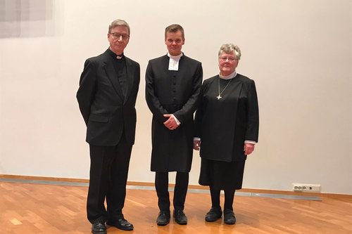 Seppo Väätäinen, Markus Tirranen ja Anja Hänninen.