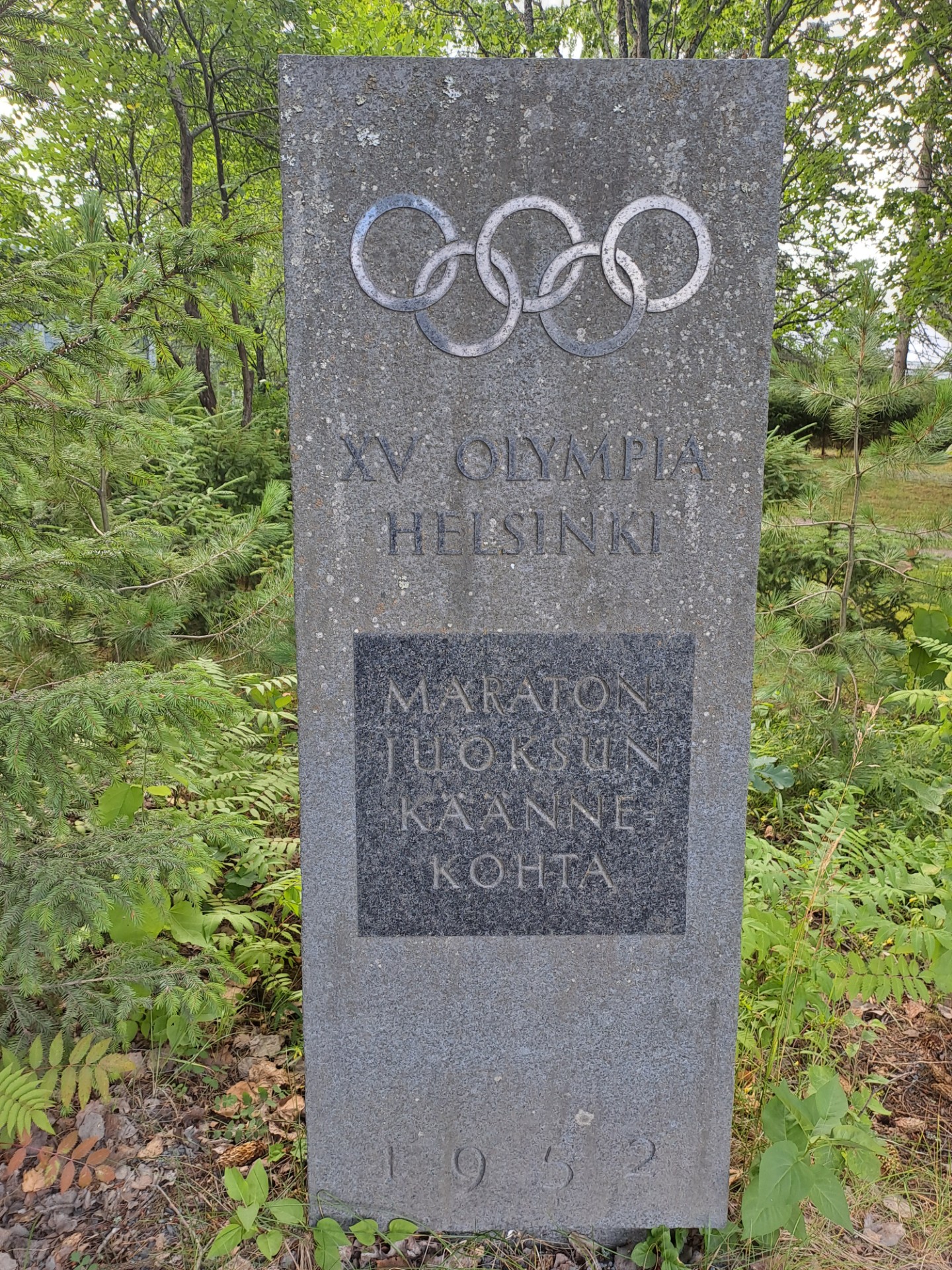 maratonkisan kääntöpaikan muistomerkki.
